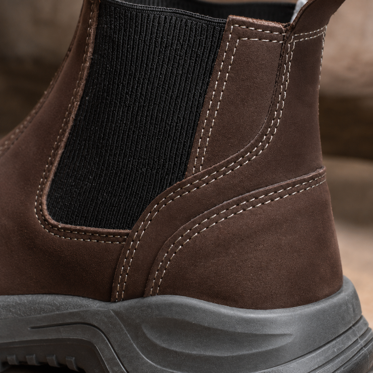 Detalhe do Couro Nobuck Premium
